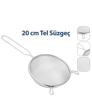 20CM TEL SÜZGEÇ METAL SAPLI KULAKLI (4915)