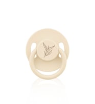 Wee Baby Pure Yuvarlak Uçlu Kauçuk Emzik No:3 18+ ay Krem
