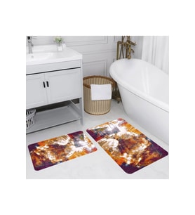 Eliana Home Baskılı 2'li Banyo Paspas Takımı RVG5192