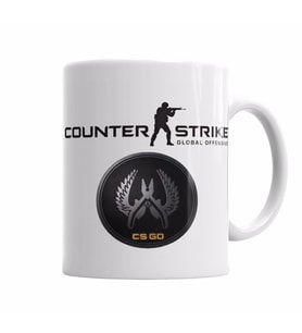Counter Strike CS GO Kupa Bardak Porselen