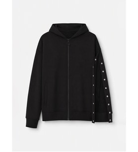 LCW Limitless Siyah Kolay Giyilebilir Unisex Çocuk Fermuarlı Sweatshirt