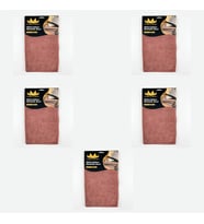 Miss Clean Mikrofiber Kareli Yüzey Cam Temizlik Bezi 40x40 Cm Süper Emici -Kahverengi - 3'lü 5 Paket
