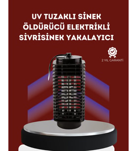 Uzun Ömürlü Elektrikli Sivrisinek Katili - Sessiz Çalışma, Güçlü Performans