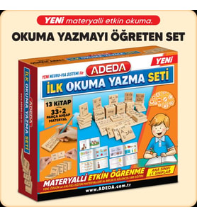 İlk Okuma Yazma Seti (Anasınıfı - 1.Sınıflar)