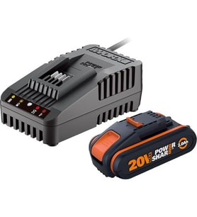 WORX WA3601 20Volt 2.0Ah. PowerShare Li-ion Akü ve Akü Şarj Cihazı