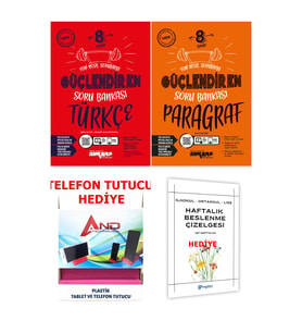 Ankara Yayıncılık 2025-2026 Müfredat 8 Sınıf Türkçe-Paragraf Eğitici Güçlendiren Yeni Nesil Soru Bankası (Çok Renkli)