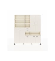 Arges Gardrop 17 Raflı 2 Çekmeceli 7 Kapaklı 220x30x243 Aytaşı-Aytaşı