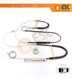 VW EOS 1F7 1F8 2006-2015 Coupe Convertible CC 1Q0837461 İçin Elektrikli Sol Cam Kriko Tamir Seti