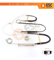 VW EOS 1F7 1F8 2006-2015 Coupe Convertible CC 1Q0837461 İçin Elektrikli Sol Cam Kriko Tamir Seti