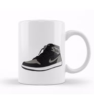 Air Jordan AJ1 Shadow Illustrated Sneaker Kupa Bardak Porselen
