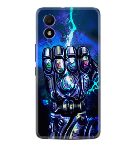 TCL 303 Kılıf Silikon Desen Özel Seri Thunder Play 1760