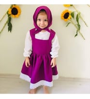 Maşa ile Koca Ayı Kız Çocuk Kostümü