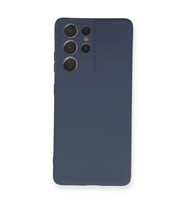 Samsung Galaxy S21 Ultra Kılıf Nano İçi Kadife Silikon - Gri