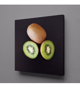 KİVİ İKİLİ KANVAS TABLO 30x30cm (Karışık)