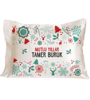 Kişiye Özel Hediyelik İsme Özel Yılbaşı Yastık