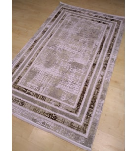 HALIMARKA ARMİNA 2001 GRİ KAHVE MODERN SALON HALISI 146X233 CM