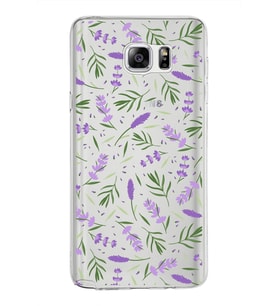 PrintiFy Samsung Galaxy Note 5 ile Uyumlu 1mm Slim Fit Water Color 3 Baskılı Şeffaf  Kılıf