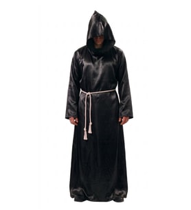 Halloween Büyücü Kostümü Yetişkin Siyah
