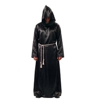 Halloween Büyücü Kostümü Yetişkin Siyah