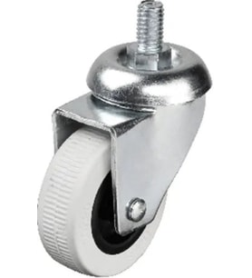 332 - 50X20 Mm Çift Bilyalı Vidalı Teker 4 Adet