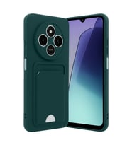 Xiaomi Redmi 14c Kelvin Kartvizitli Silikon - Koyu Yeşil