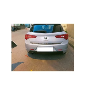 Alfa Romeo Krom Bagaj Alt Çıtası 2012 Sonrası Paslanmaz Çelik (Gümüş)