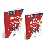 KORAY VAROL YAYINLARI 7.SINIF TÜRKÇE - FEN BİLİMLERİ 25'Lİ DENEME