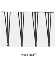 wood idea 4 Adet Vidalı Yükseklik Ayarlı Firkate Demir Masa Ayağı ,kütük,sehpa Demir Ayak