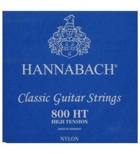 Hannabach 800HT Klasik Gitar Teli (High Tension)  Güçlü Ses Projeksiyonu Sert Tuşe
