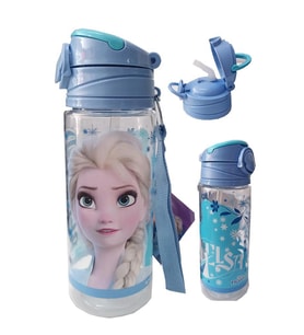 Kız Çocuk Frozen Matara 500 ml 1 Adet Lisanslı Elsa Karlar Ülkesi Suluk Okul Matarası Öğrenci Suluğu