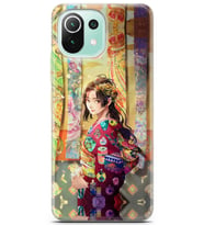 Xiaomi 11 Lite 5G NE Kılıf Orijinal Seri Anime 15 Çin Anime Kalın Silikon Parliement Mavi