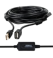 Powermaster PM-11955 10 Metre USB-A 2.0 Dişi Erkek Uzatma Kablosu Siyah