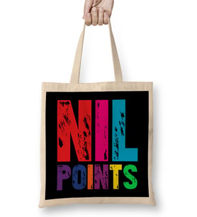 Nil Points Text Bez Çanta Uzun Saplı