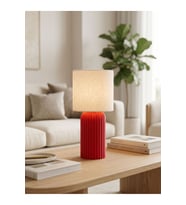 TERA MODEL - LED Abajur - Masa Lambası - USB 5V ile Çalışır - Slim Led Aydınlatması Dahildir - Dekoratif Lamba - Renk Seçenekli