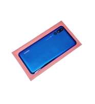 Huawei Uyumlu P20 PRO Arka Pil Batarya Kapağı (CAM) FULL KAMERE LENSİ MAVİ