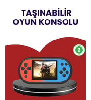 520 Oyunlu El Oyun Konsolu TV Bağlantılı HD LCD Ekranlı