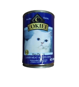 Cookie Kuzu Etli Pate Yetişkin Kedi Konservesi 400 Gr (Kahverengi)