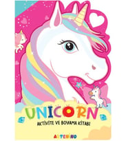 Unicorn - Aktivite ve Boyama Kitabı Serisi