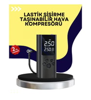 Mey İthalat® Otomatik Kapanmalı Dijital Lastik Şişirme Pompası