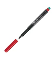 FABER-CASTELL ASETAT KALEMİ F KIRMIZI (151321)