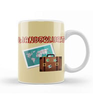 Funny Travel Gift Design Lover Trippin Wanderlust Journey Adventurer Vacation Kupa Bardak Porselen