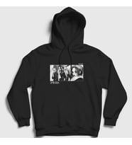 Presmono Unisex Siyah Band Nana Osaki Kapüşonlu Sweatshirt 313923tt