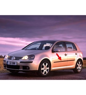 VW Golf 5 2004-2008 Sol Ön Kapı Bandı Çıtası Kuşağı 1K4853515B