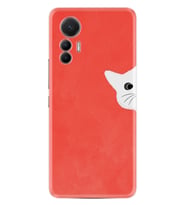 Xiaomi 12 Lite Kılıf Silikon Desen Özel Seri Kedoş 1735