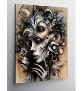 Kanvas Tablo Soyut Kadınlar