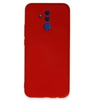 Durukar® Huawei Mate 20 Lite Kılıf Nano içi Kadife Silikon - Kırmızı