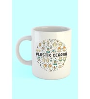 Plastik Cerrah Baskılı Kahve Kupası