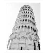 Pisa Kulesi Modern Mdf Tablo