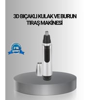 Kişisel Burun ve Kulak Tıraş Makinesi 3D Kavisli Bıçak ve Kompakt Tasarım