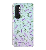 PrintiFy Xiaomi Mi Note 10 Lite ile Uyumlu 1mm Slim Fit Water Color 3 Baskılı Şeffaf  Kılıf